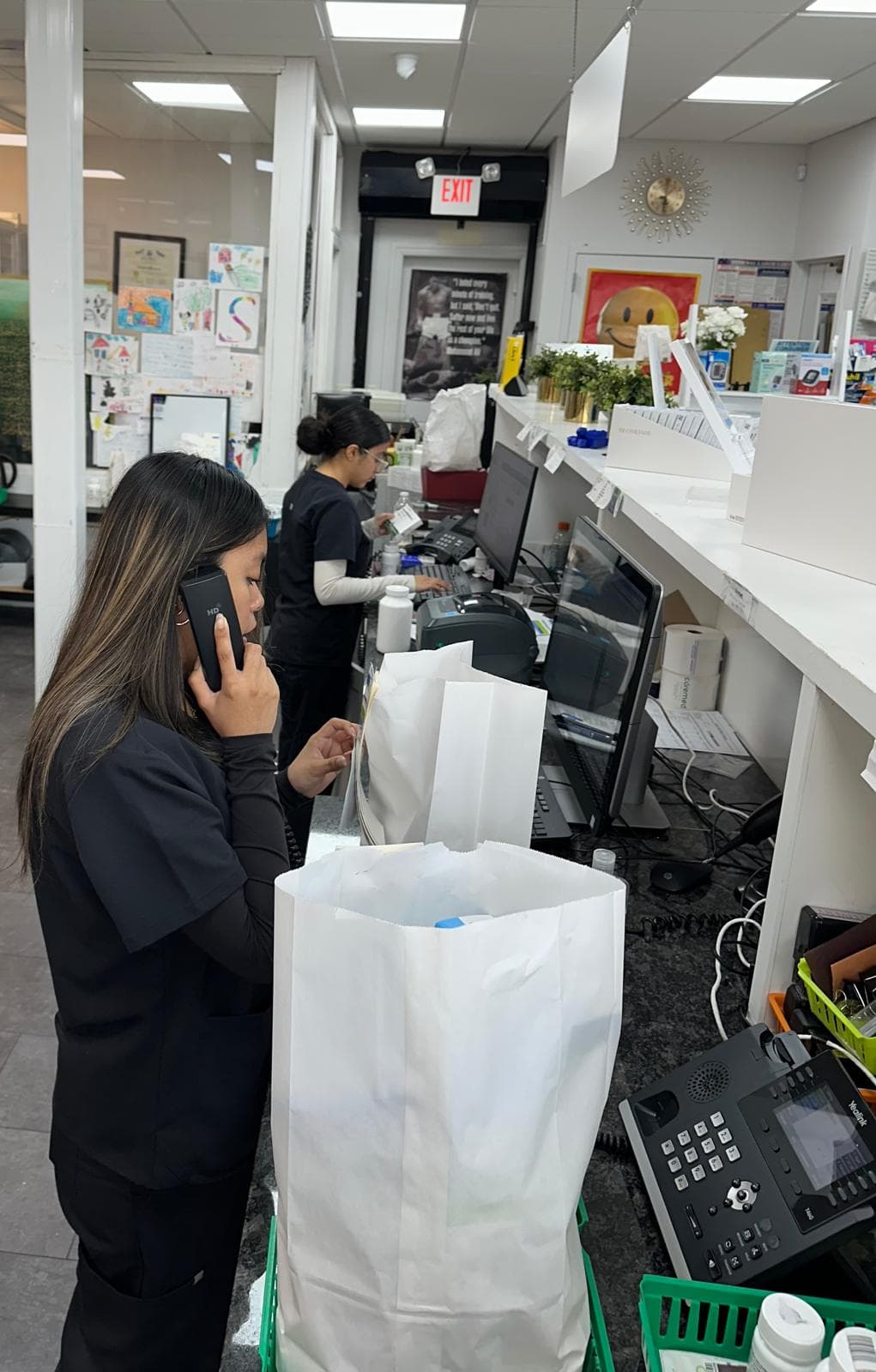 Pharmacy counter